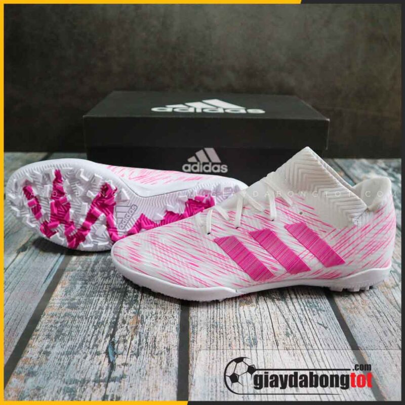 Adidas nemeziz 18.3 tf trang hong (2)