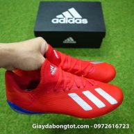 Giay da banh sieu nhe Adidas X18.3 AG mau do moi nhat 2019 (7)