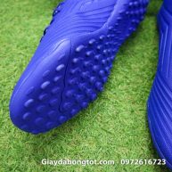 Giay da bong nhe Adidas Predator 18.4 TF Xanh Duong vach trang (6)