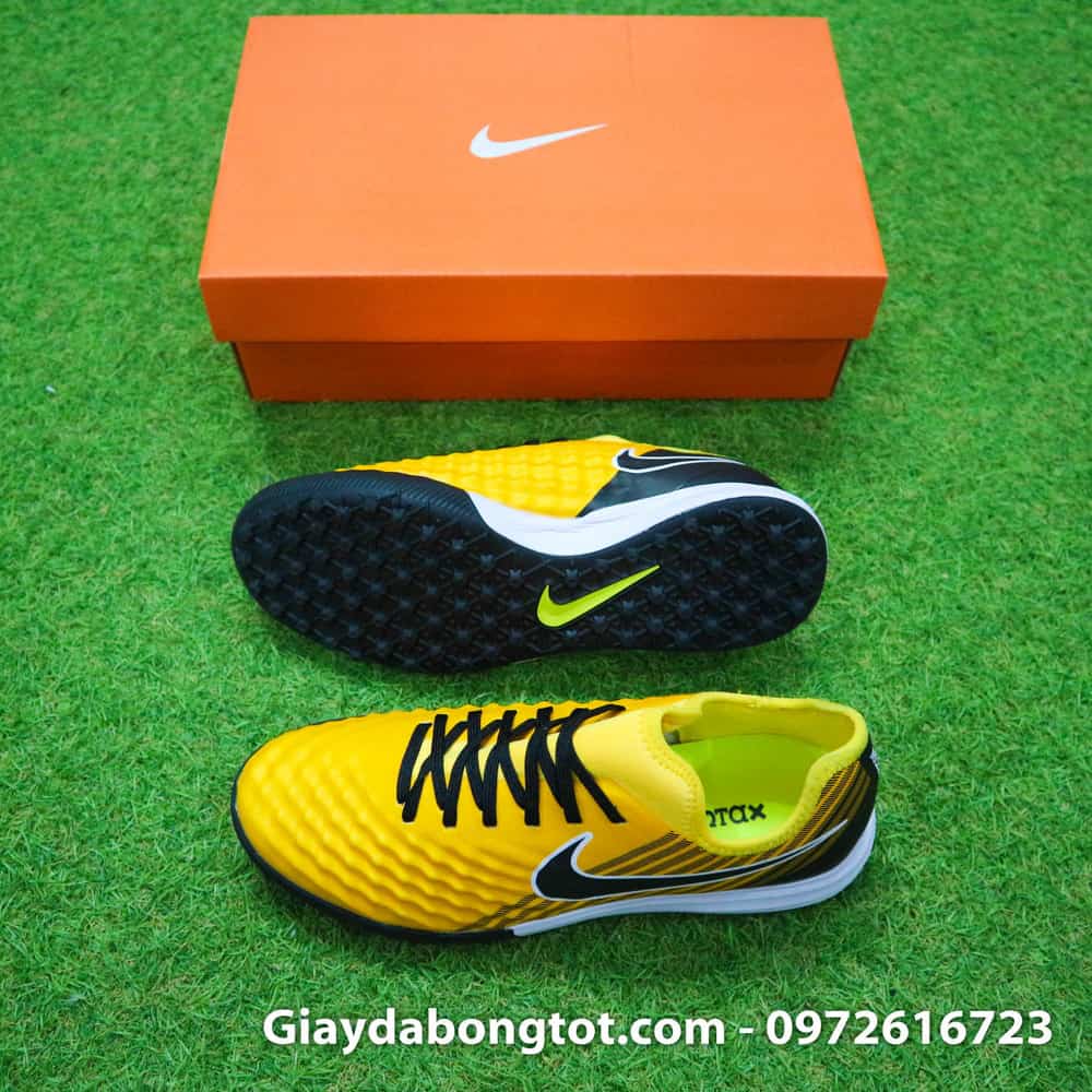 Giày cho chân bè Nike Magista X TF vàng đen Quang Hải (2)