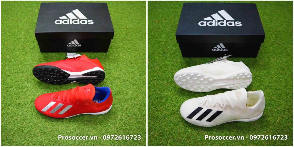 Muc gia giay da bong chinh hang Nike Adidas san co nhan tao