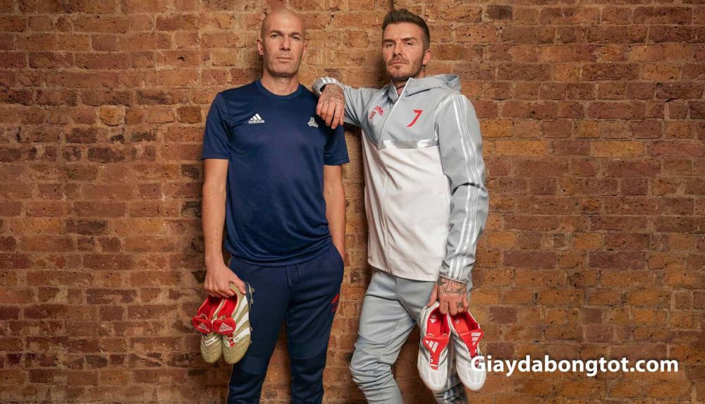 Adidas kỷ niệm 25 năm dòng giày Adidas Predator với 2 mẫu giày của Beckham và Zidane