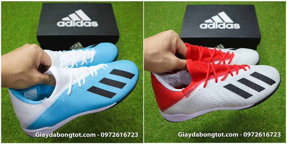 Giày đá banh sân cỏ nhân tạo Adidas X19.3 TF da vải cực kỳ êm mềm và nhẹ