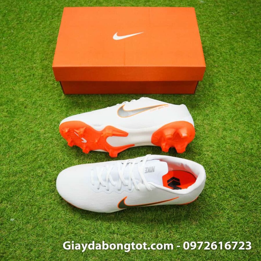 Giay da bong Nike Mercurial Vapor XII FG mau trang Worldcup 2018 (2)