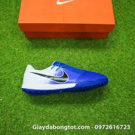 Giay da bong Nike Phantom VNM TF xanh duong trang (8)
