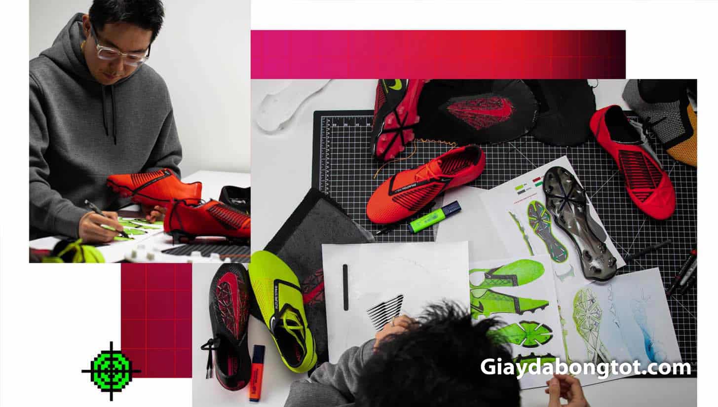 Quá trình thiết kế và thử nghiệm liên tục để tạo ra giày đá bóng Nike Phantom VNM