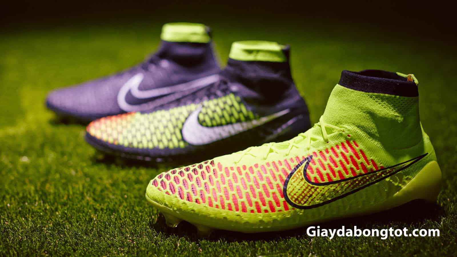 Giày đá bóng kiểm soát bóng Nike Magista Obra cao cổ lần đầu tiên được ra mắt tại Worldcup 2014