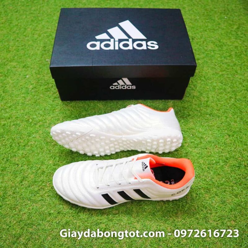Giay san co nhan tao Adidas Copa 19.4 TF trang vach den 2019 (2)