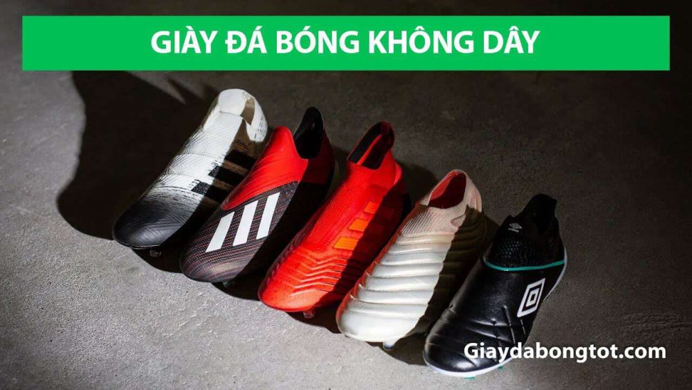giay da bong khong day adidas trao luu
