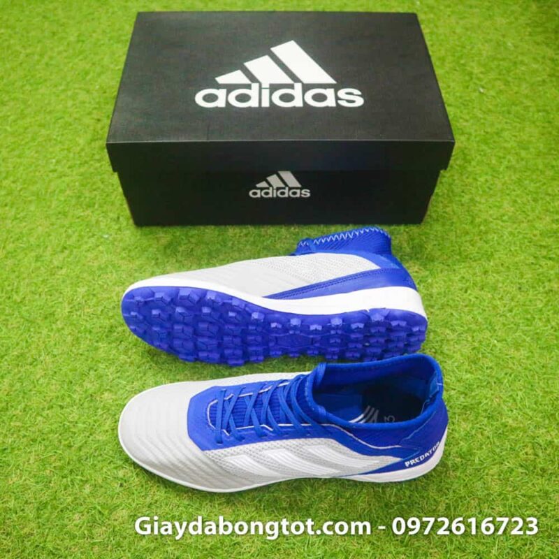 Giay da banh tien ve Adidas Predator 19.3 TF xam xanh duong (2)