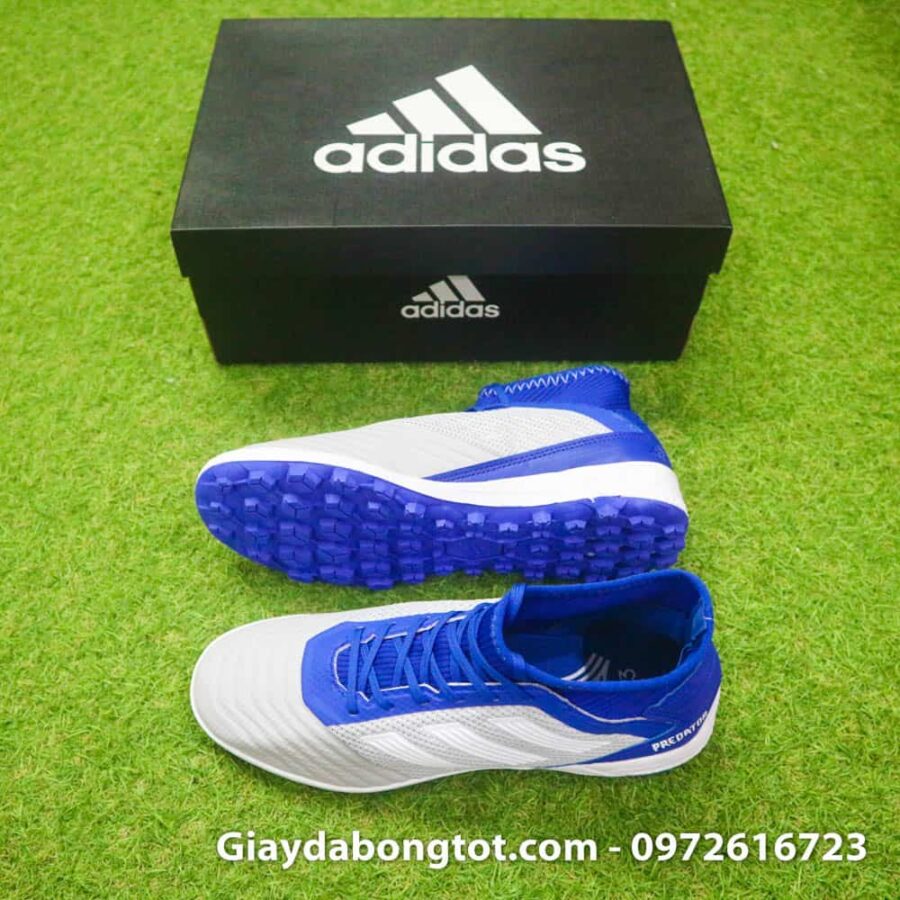 Giay da banh tien ve Adidas Predator 19.3 TF xam xanh duong (2)
