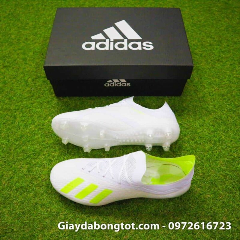 Giay da bong Adidas X18.1 FG trang Doan Van Hau (1)
