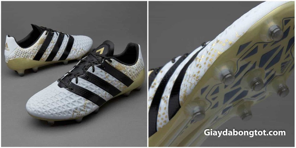 Anh Đức sử dụng giày đá bóng Adidas ACE 16.1 FG/AG màu trắng cực đẹp tại King's Cup 2019