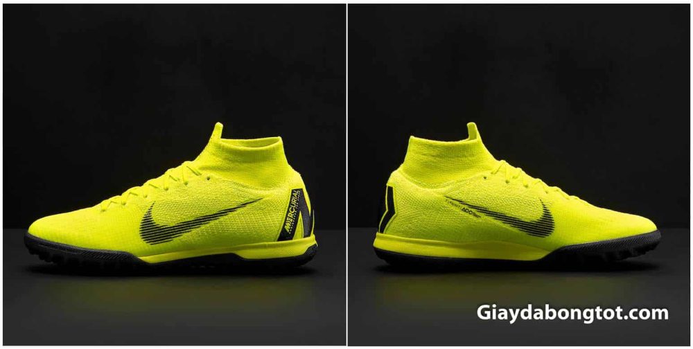 Giày đá banh sân cỏ nhân tạo da vải Flyknit đang là xu hướng của thế giới