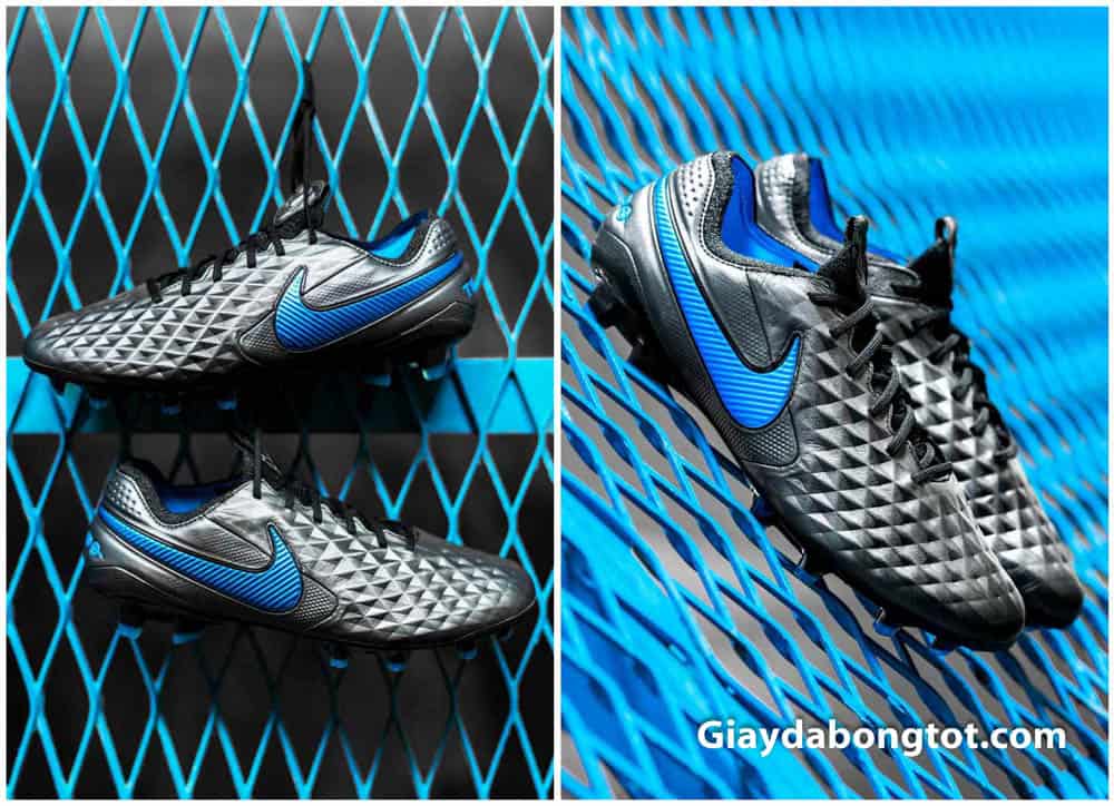 Giày đá banh Nike Tiempo Legend VIII màu đen trong bộ sưu tập Under the Radar