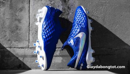 Giày đá bóng Nike Tiempo Legend 8 New Lights màu xanh dương cực kỳ đẹp mắt