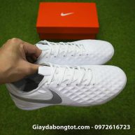 Giay da bong Nike Tiempo X 8 Pro TF trang white out da mem sieu nhe (6)