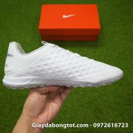Giay da bong Nike Tiempo X 8 Pro TF trang white out da mem sieu nhe (9)