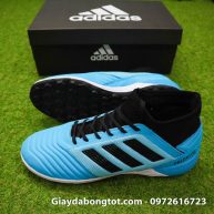 Giay bong da Adidas Predator 19.3 TF cao co xanh da troi den (3)