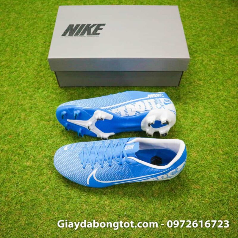 Giay da banh Nike Mercurial chan be Vapor 13 FG xanh duong (1)