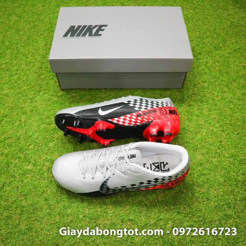 Giày đá bóng chân bè Nike Mercurial Vapor 13 FG Neymar xám đỏ