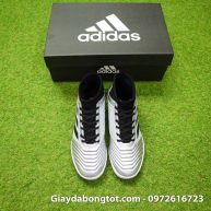 Giay bong da Adidas Predator tre em co cao mau bac vach den (7)