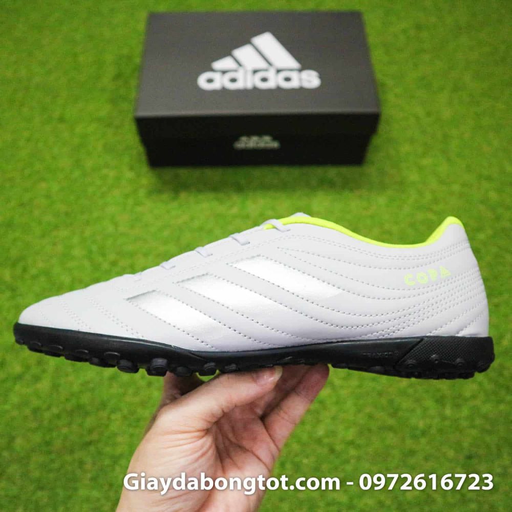 Giay da banh Adidas Copa 19.4 TF xam vach den (10)