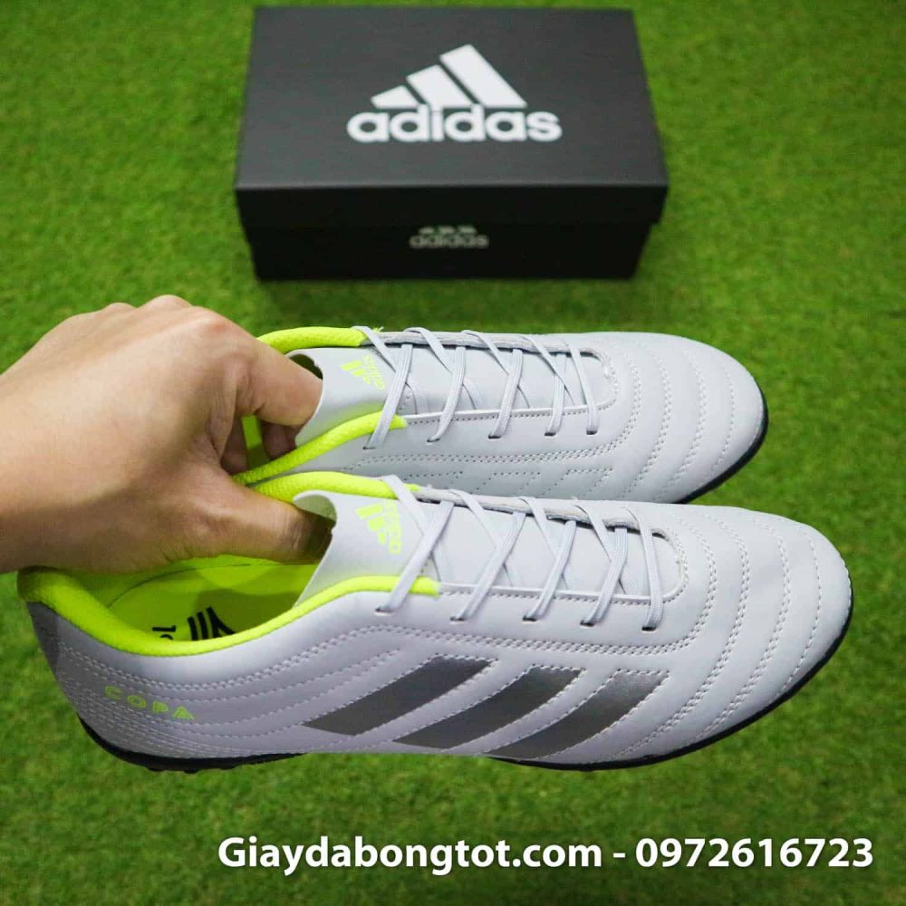 Giay da banh Adidas Copa 19.4 TF xam vach den (9)