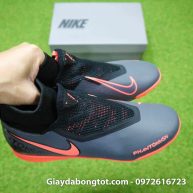 Giay bong da che day Nike Phantom VSN cao co TF den cam (1)