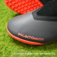Giay bong da che day Nike Phantom VSN cao co TF den cam (4)