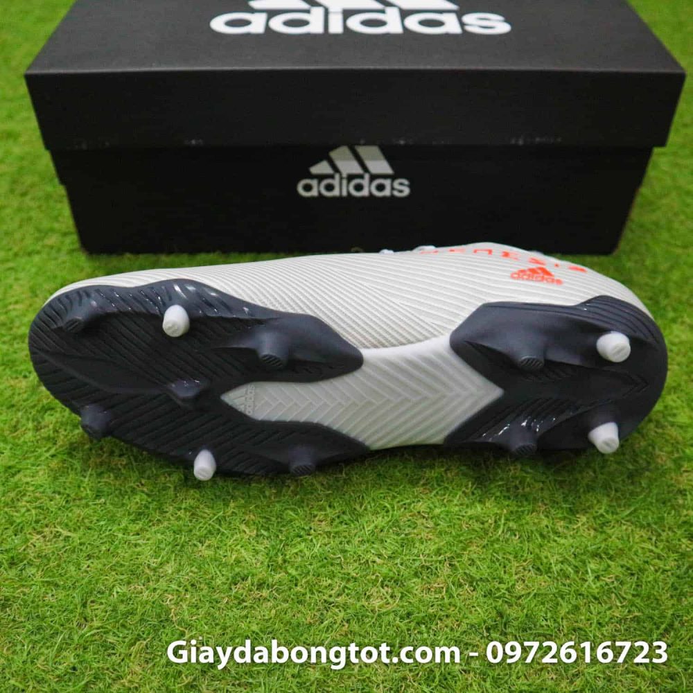 Giay da banh Adidas Nemeziz 19.3 FG xam vach do cao co (4)