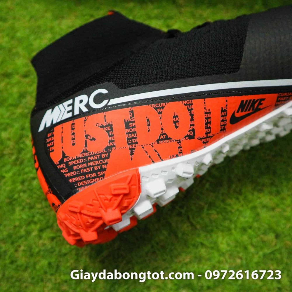Giay da bong Nike co cao Mercurial Superfly 7 da vai den cam (1)