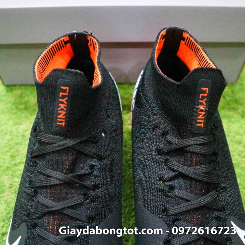Giay da bong Nike co cao Mercurial Superfly 7 da vai den cam (11)