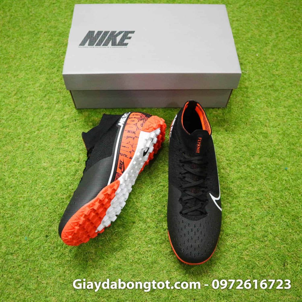 Giay da bong Nike co cao Mercurial Superfly 7 da vai den cam (6)