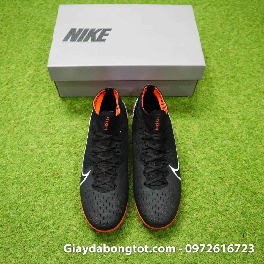 Giay da bong Nike co cao Mercurial Superfly 7 da vai den cam (9)