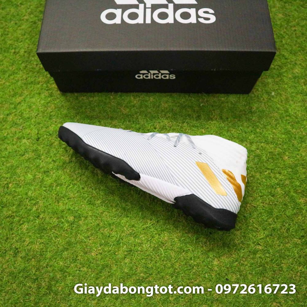 Giay Adidas Nemeziz 19.3 TF trang vach vang co cao (10)