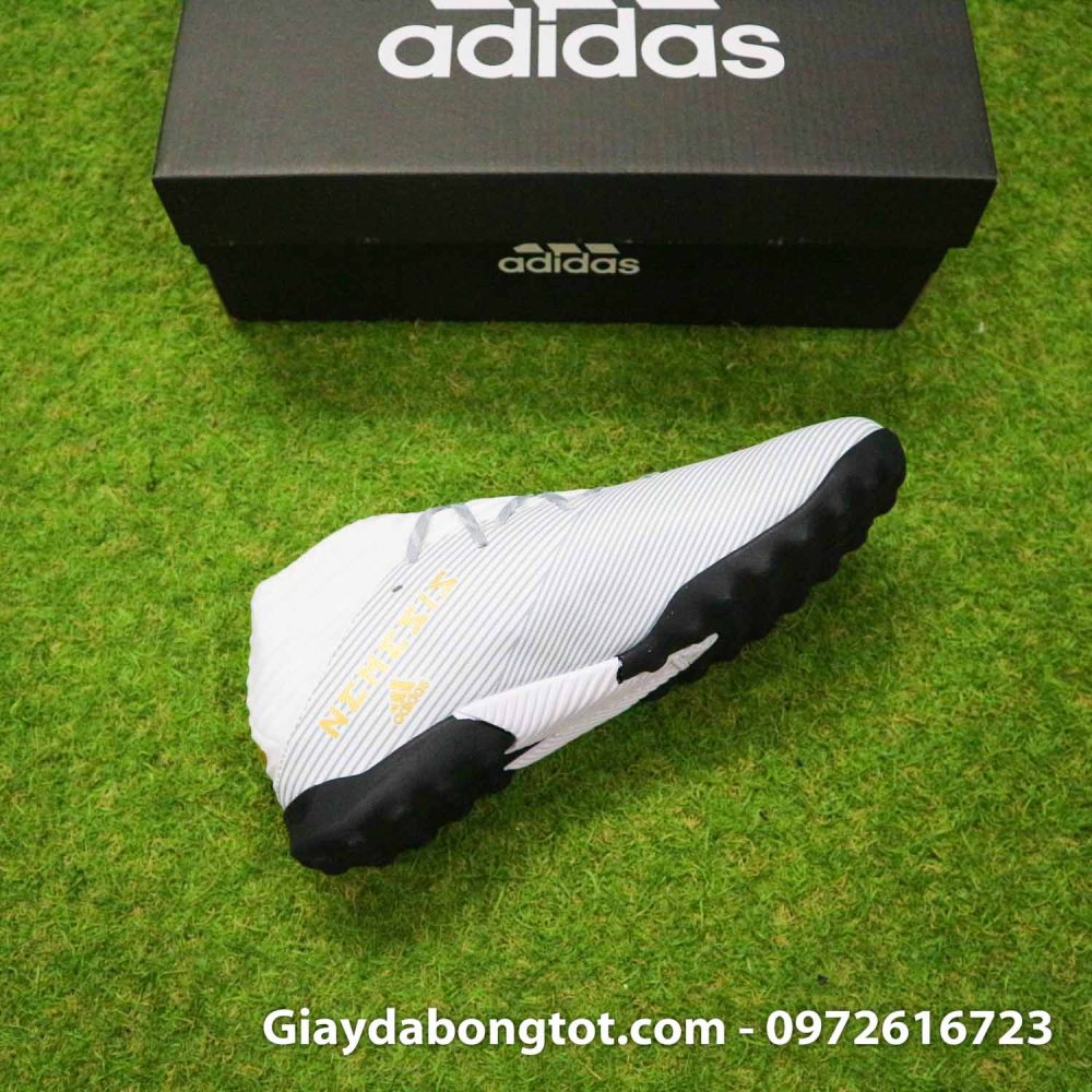 Giay Adidas Nemeziz 19.3 TF trang vach vang co cao (11)