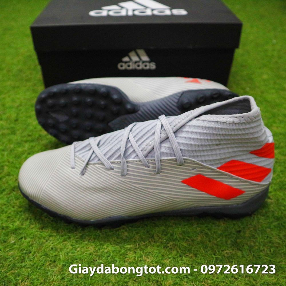 Giay Adidas Nemeziz 19.3 TF xam vach cam co cao (3)