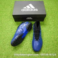 Giay Adidas Nemeziz 19.3 TF xanh dam vach vang co cao (5)