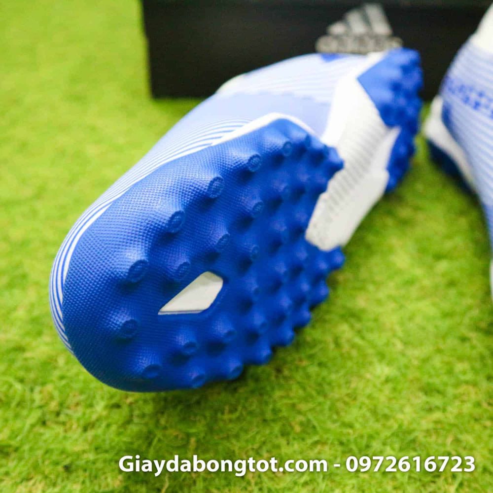 Giay Adidas Nemeziz khong day 19.3 TF trang soc xanh (6)