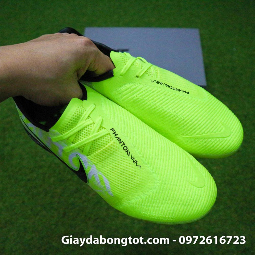 Giay da banh Nike Phantom VNM Zoom Pro TF xanh non chuoi (12)