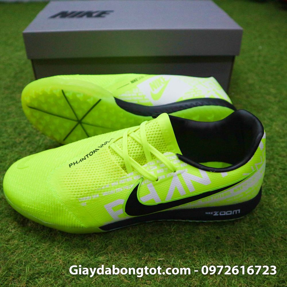 Giay da banh Nike Phantom VNM Zoom Pro TF xanh non chuoi (3)