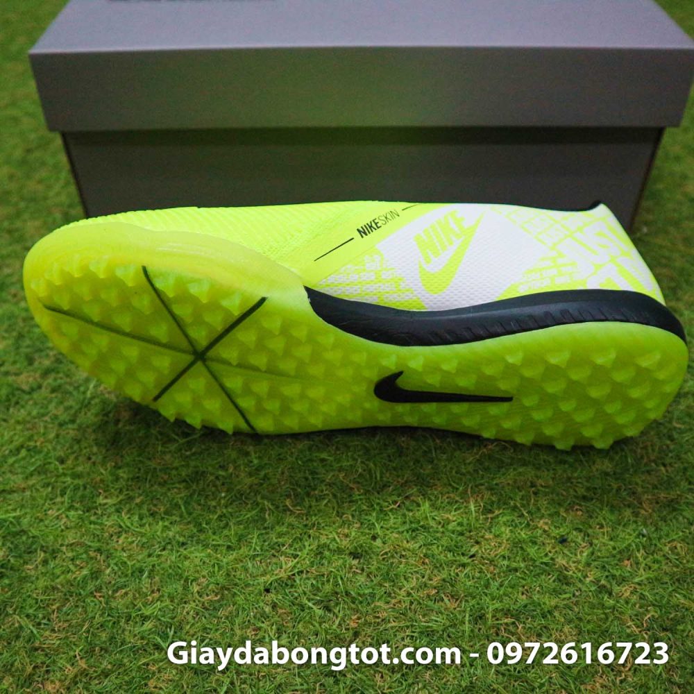 Giay da banh Nike Phantom VNM Zoom Pro TF xanh non chuoi (4)