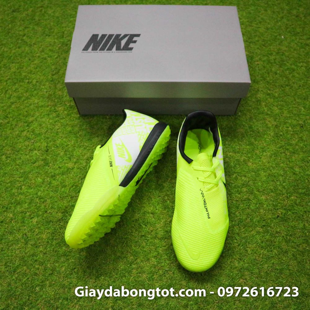 Giay da banh Nike Phantom VNM Zoom Pro TF xanh non chuoi (5)