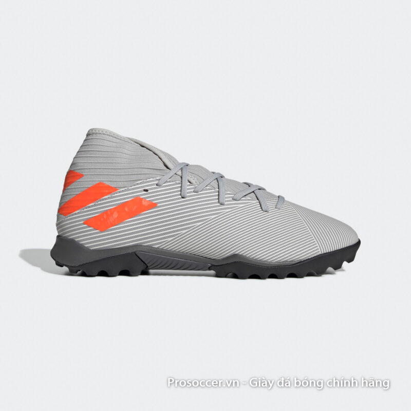 Giay da bong Adidas Nemeziz 19.3 TF xam vach cam (1)