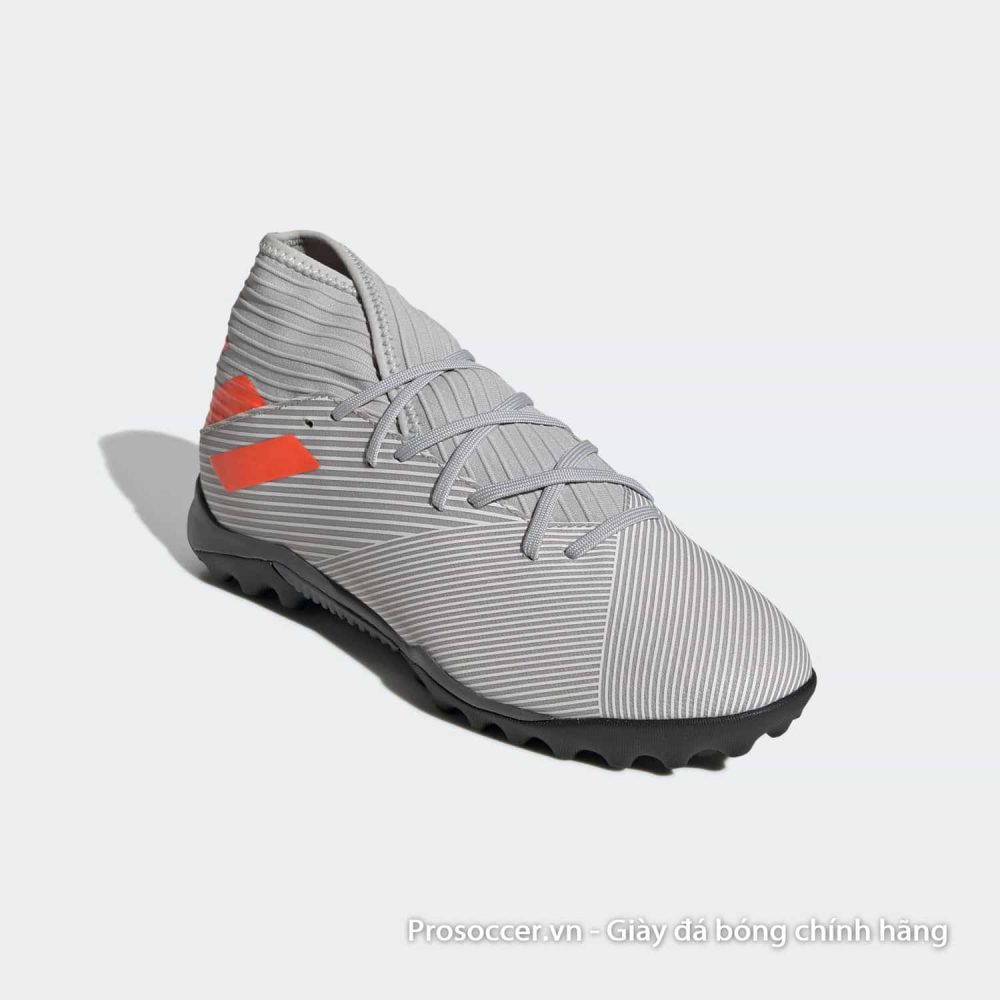 Giay da bong chinh hang Adidas Nemeziz 19.3 TF xam vach cam (5)