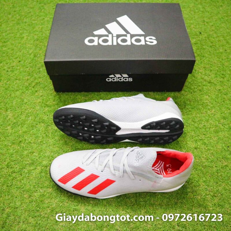 Giay Adidas X19.3 TF xam vach do SF (2)