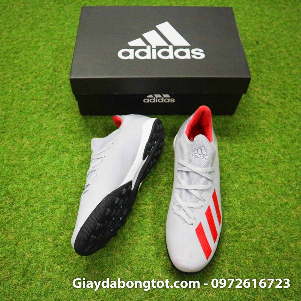 Giay Adidas X19.3 TF xam vach do SF (5)
