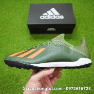 Giay Adidas X19.3 TF xanh reu vach cam SF (10)