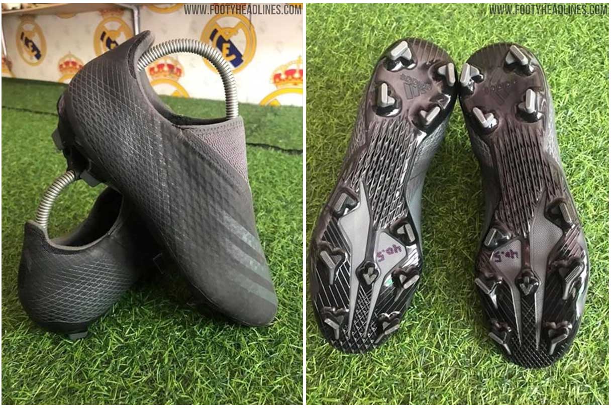Phiên bản giày đá bóng không dây Adidas X20.3 Laceless màu đen
